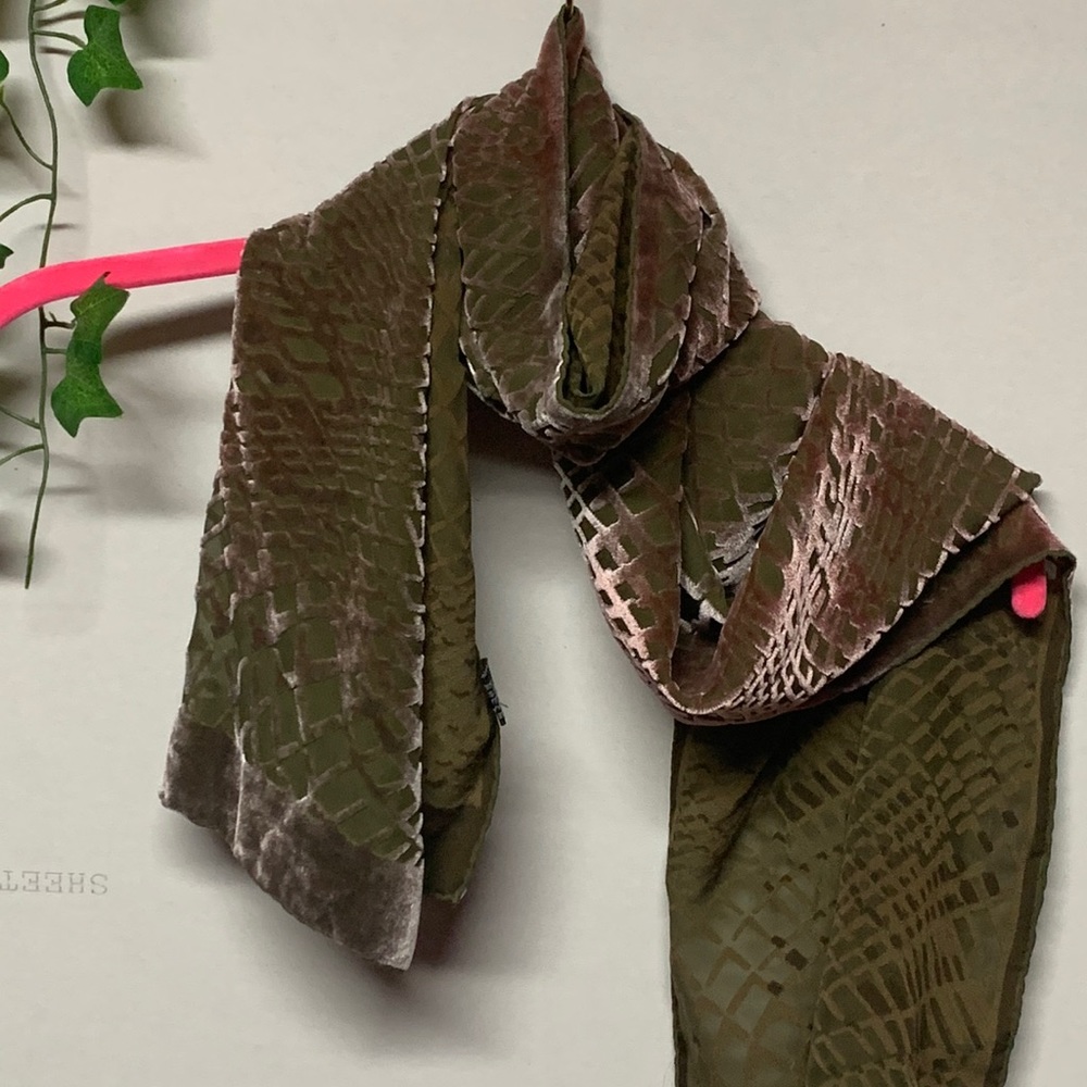Silk and Viscose Scarf